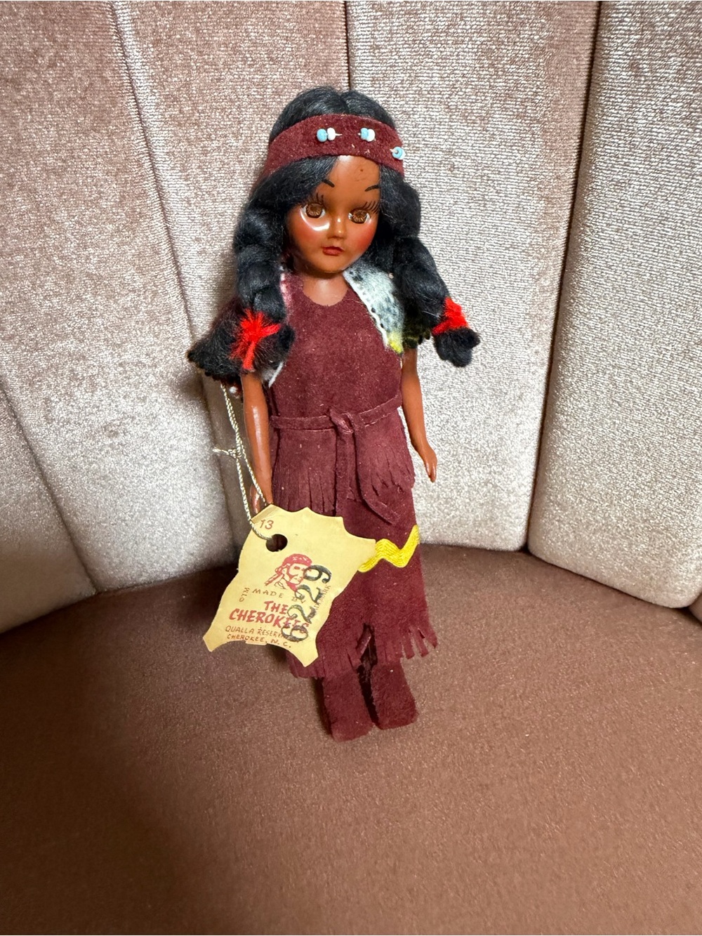 Vintage Brown Cherokee Doll OGLALA